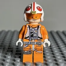 Lego Star Wars Luke X-Wing Pilot Minifigure Dual-Mold Helmet sw0952 - 2A