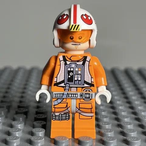 Lego Star Wars Luke X-Wing Pilot Minifigure Dual-Mold Helmet sw0952 - 2A