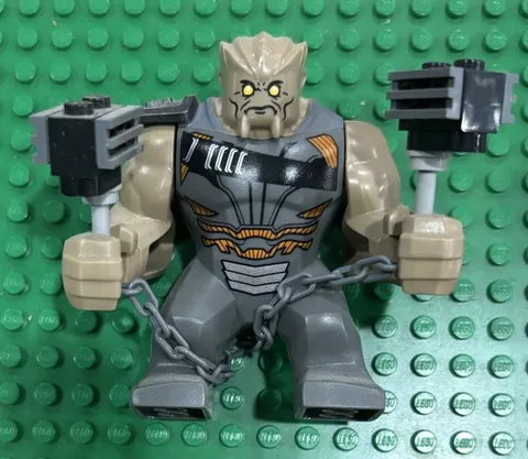 Authentic LEGO Marvel Super Heroes Minifigure Cull Obsidian Big Fig sh0507 76108