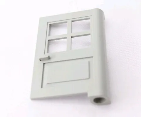 LEGO Parts Light Gray Door 1 x 4 x 5 Left Gray  