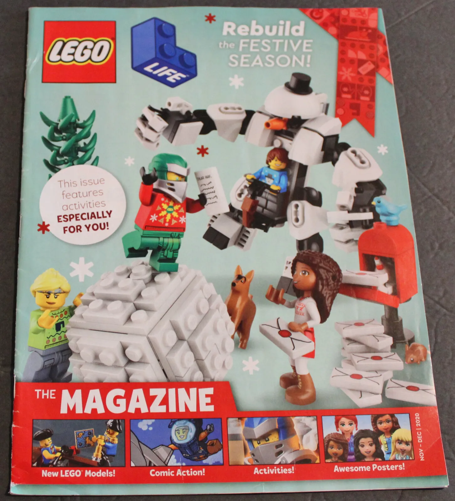 Vintage LEGO LIFE MAGAZINE NOV-DEC 2020 CHRISTMAS SEASON E2