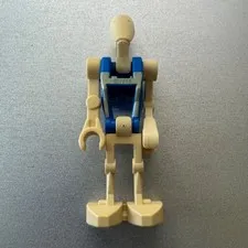 LEGO Star Wars Battle Droid Pilot Minifigure sw0300 - Blue Chest Tan Insignia
