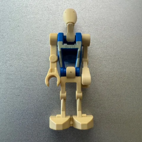 LEGO Star Wars Battle Droid Pilot Minifigure sw0300 - Blue Chest Tan Insignia