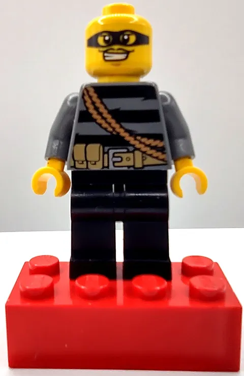 Lego City Burglar Mini Figure
