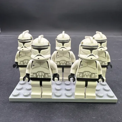 LEGO Star Wars Phase 1 Clone Trooper SW0058 Lot Of 5 E H3B3