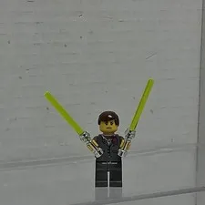 LEGO Banker Bank Minifigure City With Luke Skywalker's Light Sabers