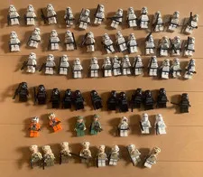 LEGO Star Wars Minifigure Lot Set of 64