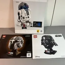 LEGO STAR WARS ASSEMBLY MANUALS (3). (J)