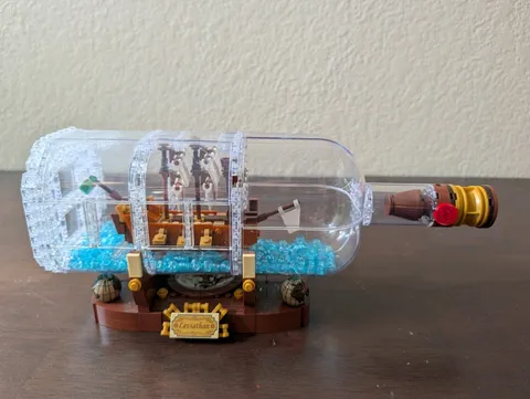 LEGO 21313 Ship in a Bottle Ideas Leviathan / NO BOX / NO INSTRUCTIONS 