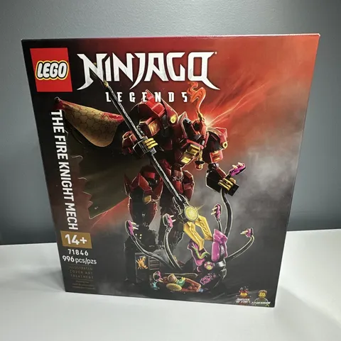 LEGO NINJAGO LEGENDS Fire Knight Mech 71846 996 pcs 14+ Poster Inside