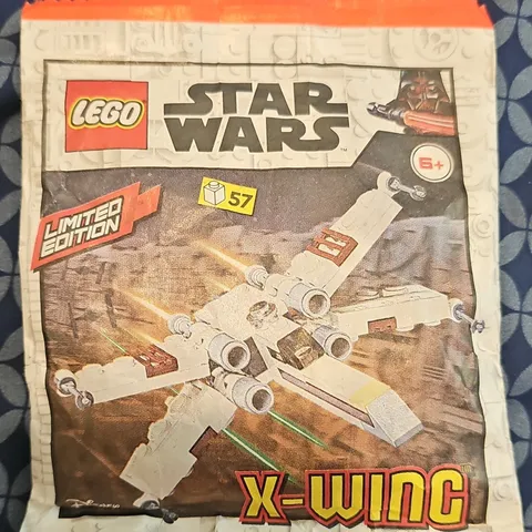 LEGO Star Wars Limited Edition X-Wing Foil Pack Complete Set 57 pcs 6+
