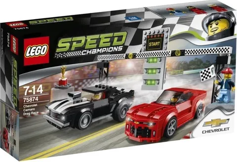 Lego Speed Champions Chevrolet Camaro Drag Race 75874 Sealed New Never Opened!