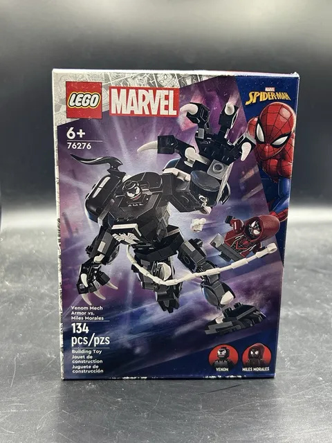 LEGO Marvel Venom Mech Armor vs. Miles Morales Set #76276 (134 Pieces) (CBMH)