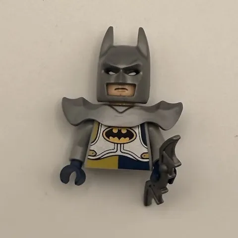 LEGO Excalibur Batman Minifigure Armor Cowl Head Torso DC Super Heroes Lot