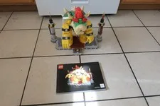 Lego 71411 The Mighty Bowser Super Mario 100% Complete with booklet