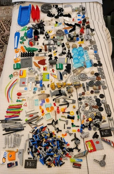 LEGO Bulk Bricks and Pieces Lot Mixed Shapes Accessories Parts See ALL PHOTOS