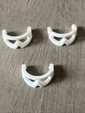 LEGO 46304 White Minifigure, Visor Snow Goggles 3 Pieces