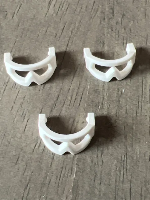 LEGO 46304 White Minifigure, Visor Snow Goggles 3 Pieces