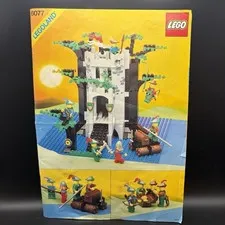 Vintage LEGO 6077 Instruction Manual Castle Forestmen's Crossing Booklet ONLY