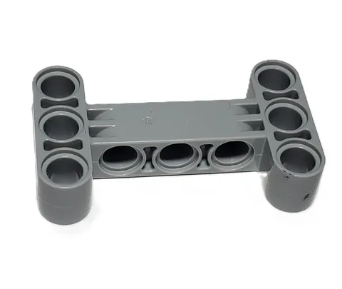 Lego Part 14720 Technic Liftarm Modified H-Shape Thick 3x5 Perpendicular Gray