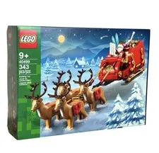 LEGO Iconic Santa's Sleigh 40499 With Reindeer Building Toy NEW SEALED