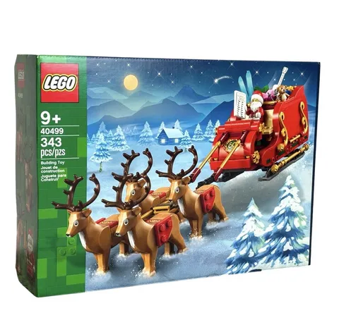 LEGO Iconic Santa's Sleigh 40499 With Reindeer Building Toy NEW SEALED