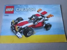 Lego Creator 5763 Building Instructions Instruction Racing Car 