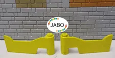 (E5/9) LEGO Fabuland Car Door fabah2 right fabah1 left yellow