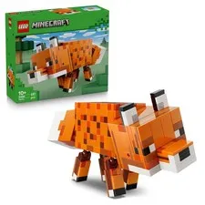 LEGO Minecraft The Fox Toy - 3D Puzzle Animal Figure with Accessories - DIY Gami