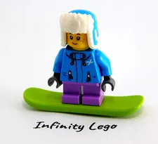 LEGO 2019 City Advent Calendar Set 60235-1 Subset Day 20 - Girl with Snowboarder