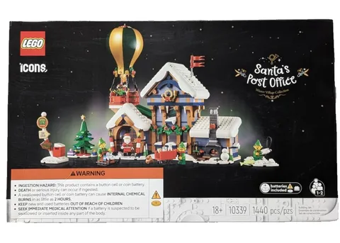LEGO Icons Santa's Post Office 10339 Winter Village Christmas Set - Brand New...
