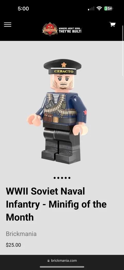 2x Brickmania WWII Soviet Naval Infantry NEW in Box + FAST SHIP