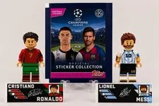 LEGO Lionel Messi + Cristiano Ronaldo Minifigure Lot with Messi and CR7 Pack