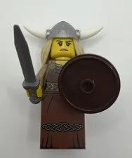 LEGO Series 7 CMF Viking Woman, with Accessories, Please Read