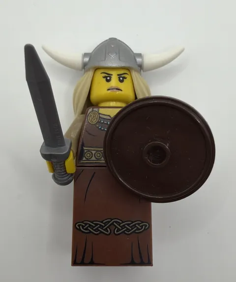 LEGO Series 7 CMF Viking Woman, with Accessories, Please Read