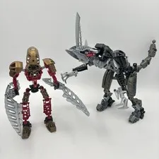 LEGO BIONICLE: Toa Lhikan & Kikanalo (8811) - Complete No Box or Instructions