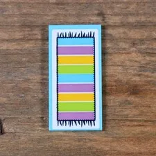 LEGO Friends Tile 2 x 4 Striped Floor Mat Pattern Sticker 87079pb1013
