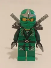 Lego Ninjago Lloyd ZX Njo0065 Grey Swords Torso Crack #1 Rare!