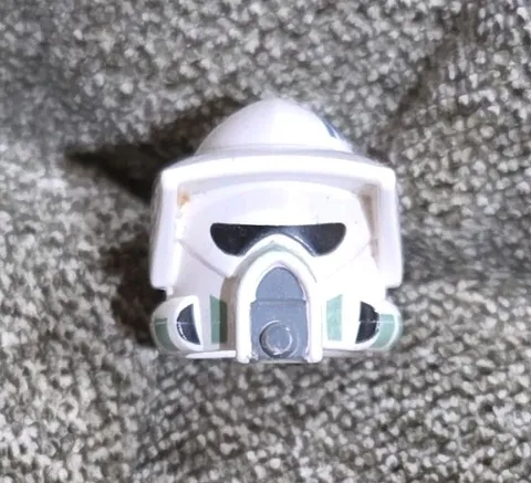 LEGO Star Wars Clone Trooper White Custom Printed Minifigure Helmet SW2013
