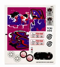 NEW LEGO | Sticker Sheet for Set 79104 TMNT Shellraiser Street Chase