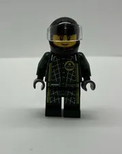 LEGO Speed Champions Lotus Evija Driver Minifigure sc096 76907 Racing Helmet