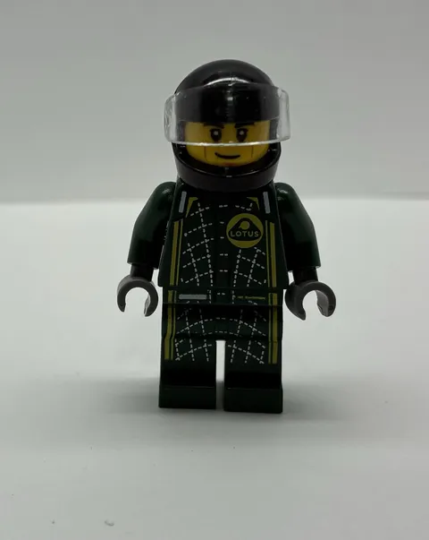LEGO Speed Champions Lotus Evija Driver Minifigure sc096 76907 Racing Helmet