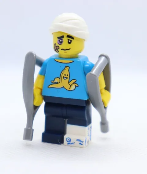 Clumsy Guy Series 15 Banana Crutches CMF LEGO® Minifigure Mini Figure
