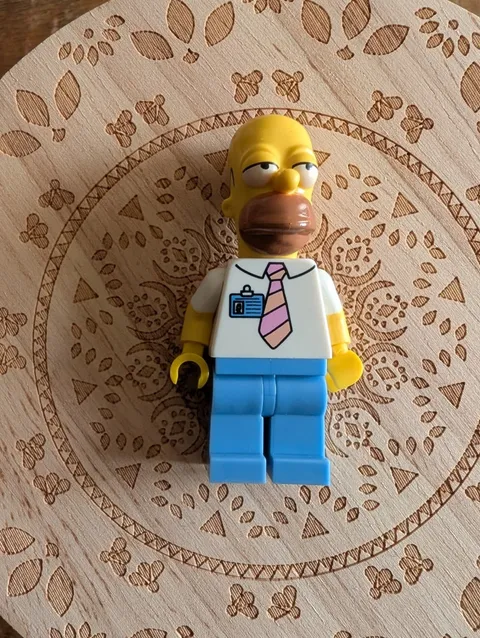LEGO Homer Simpson SIM001 Minifigure Used Authentic 2014