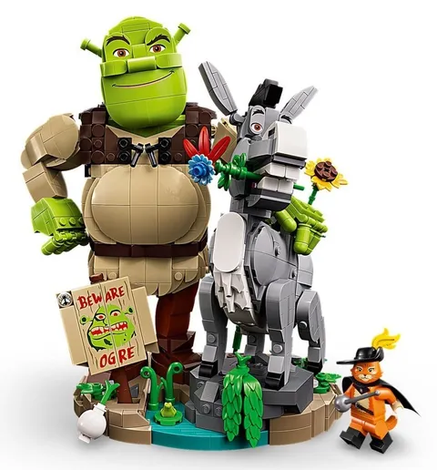 IN HAND LEGO #72423: Shrek, Donkey & Puss in Boots: New in Box