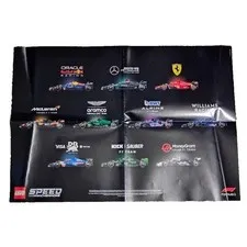 Lego Poster SPEED CHAMPIONS F1 Poster 2025, Formula 1 Race Cars 6567509