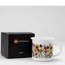 Lego 5010326 Insiders Botanicals Enamel Mug Mother's Day Plant Lovers Gift NIB