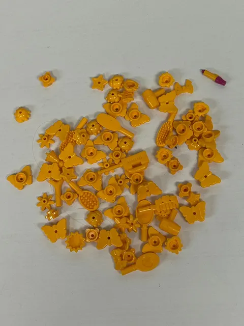 Lot Of LEGO Friends Accessories Butterflies Lady Bugs Brush Hair Dryer Orange