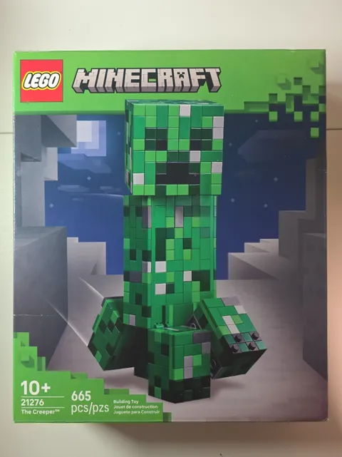Brand New Sealed LEGO Minecraft The Creeper Kids Building Toy 665 Pc 21276