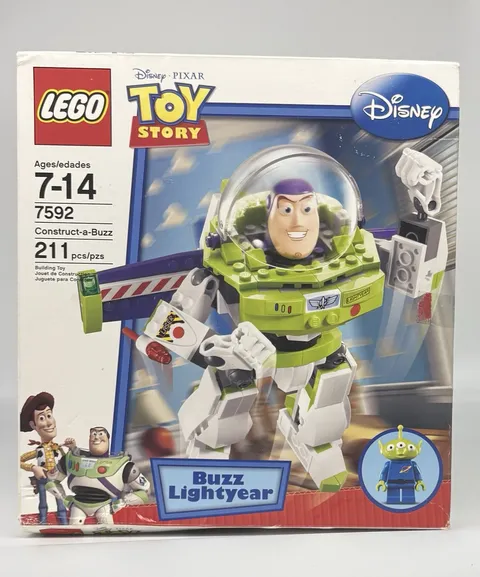 NEW UNOPENED LEGO Toy Story: Construct-A-Buzz (7592) - WHITE BOX VARIANT RETIRED